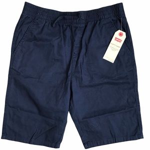 Levi's Boys Navy Large Drawstring Slim Fit Shorts